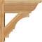Ekena Millwork Balboa Rough Sawn Traditional Outlooker, Western Red Cedar, 8"W x 20"D x 20"H OUT08X20X20BOA01RWR - alternate 4